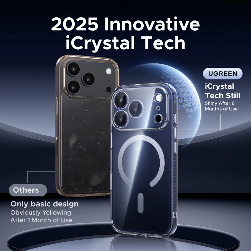 UGREEN Magnetic Shockproof Case for iPhone 17/16/15 Series