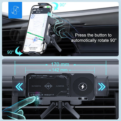 Fast Charging Car Holder Compatible with SAMSUNG (Z Fold, Flip) & IPHONE