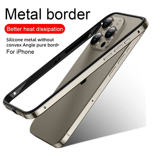 Premium Hybrid (Aluminum + Silicone) Case for iPhone