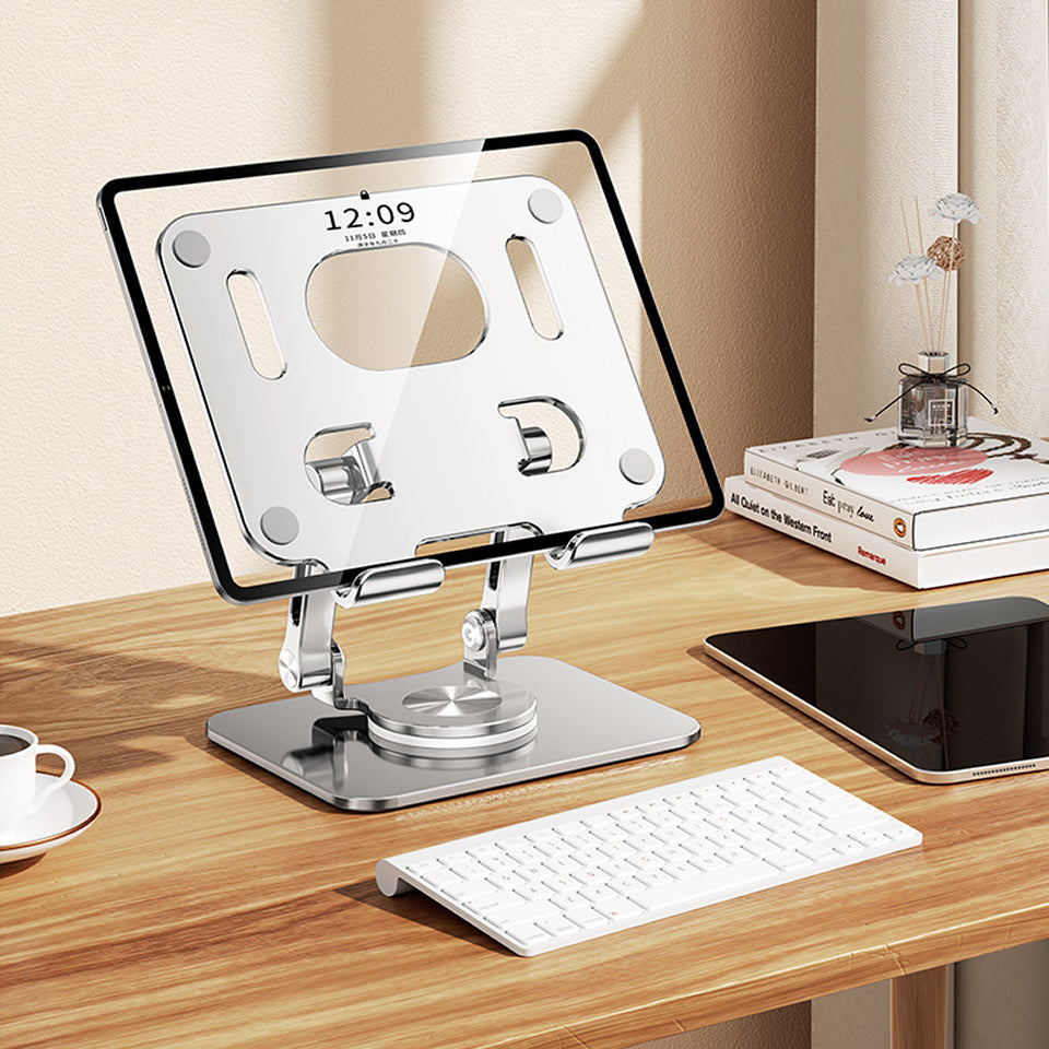 360° Rotating Aluminum Tablet Stand for iPad