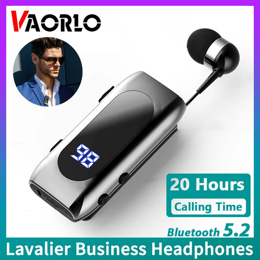 K55 Business Wireless Earphone with Noise Cancelling Mic & LED Display