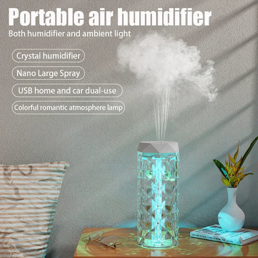 400ML USB Air Humidifier & Aroma Diffuser with RGB Light