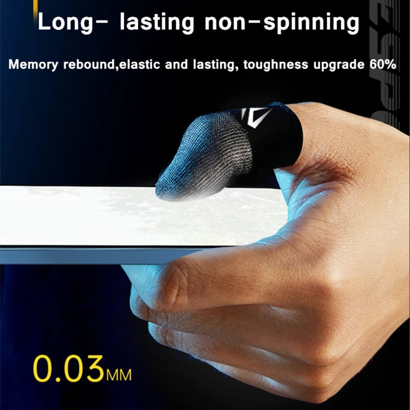 2-Pack Anti-Slip Gaming Finger Sleeves