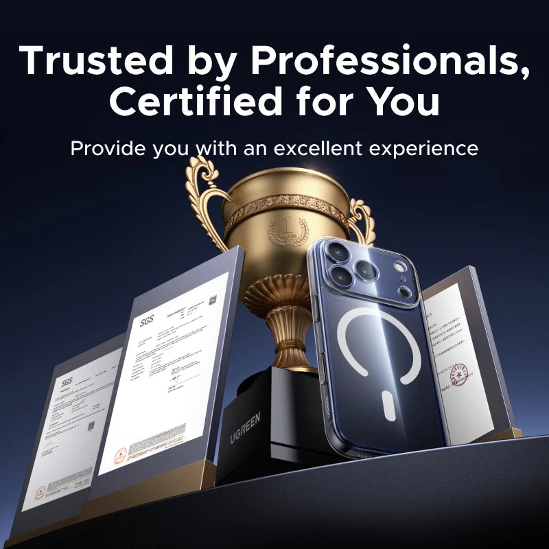 UGREEN Magnetic Shockproof Case for iPhone 17/16/15 Series