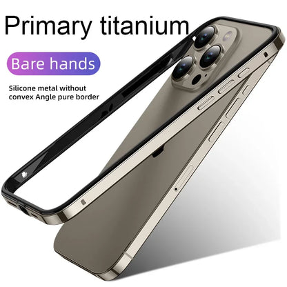 Premium Hybrid (Aluminum + Silicone) Case for iPhone