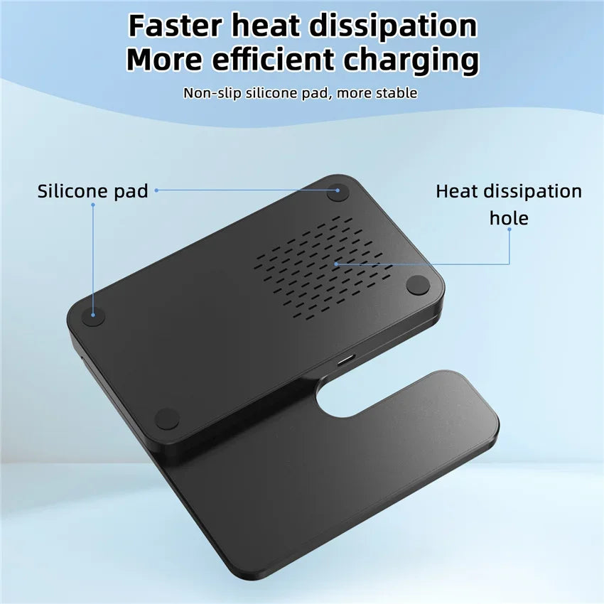 100W 3-in-1 Fast Wireless Charger with Adapter for Samsung  IPhone