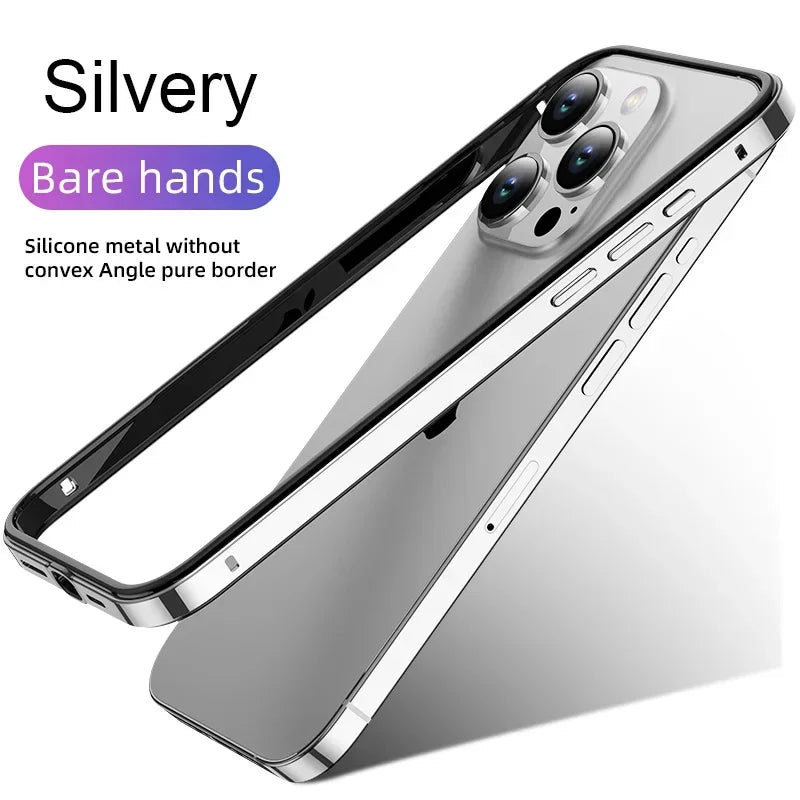 Premium Hybrid (Aluminum + Silicone) Case for iPhone