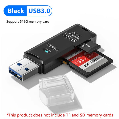 High Speed USB 3.0 SD & MicroSD Memory Card Reader