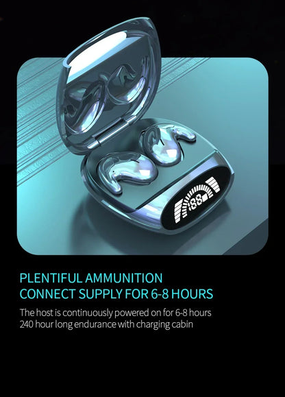 IPX5 Waterproof Stereo Bluetooth 5.3 Invisible Earbuds