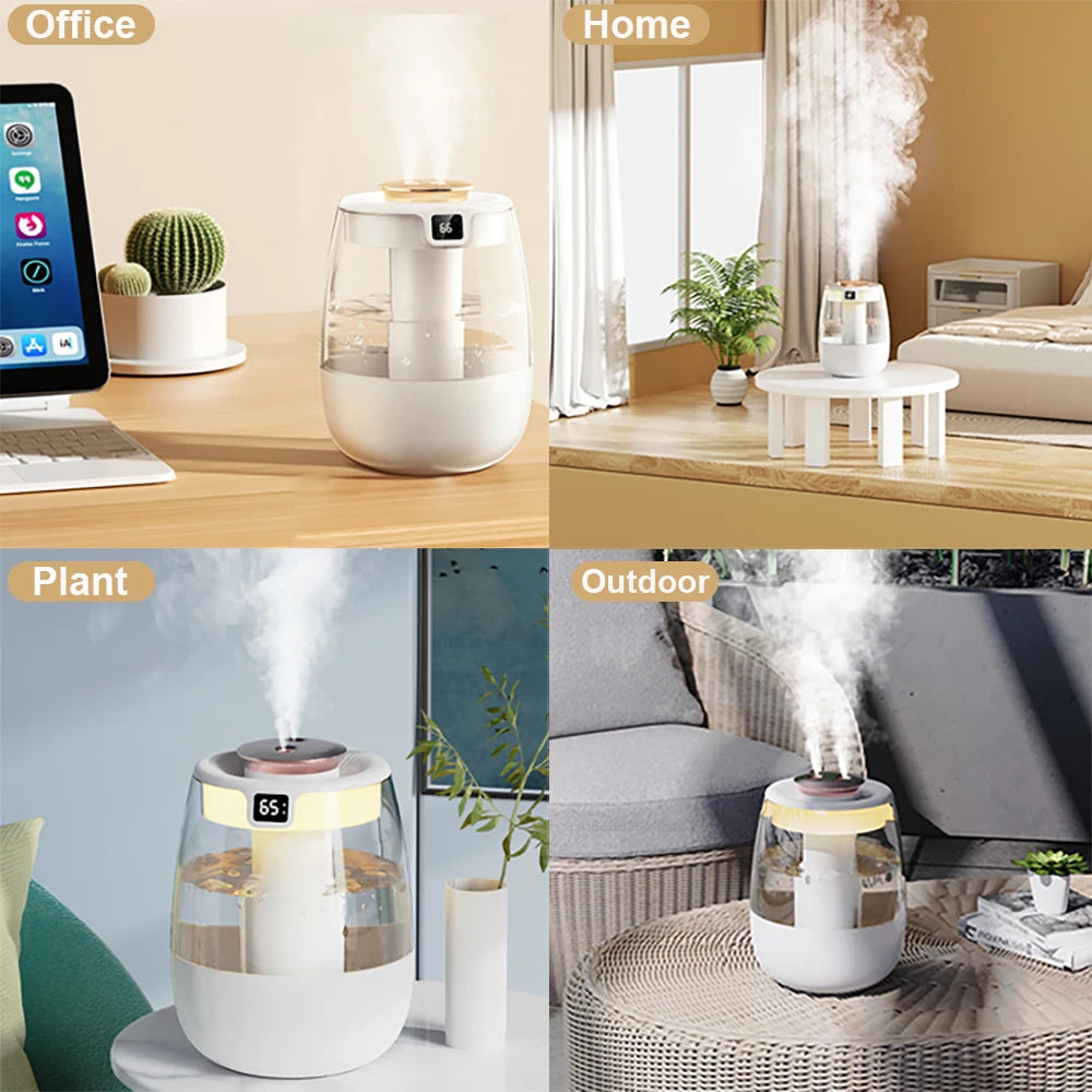 Professional Dual Mist Humidifier with Quiet Operation