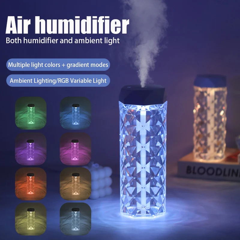 400ML USB Air Humidifier & Aroma Diffuser with RGB Light