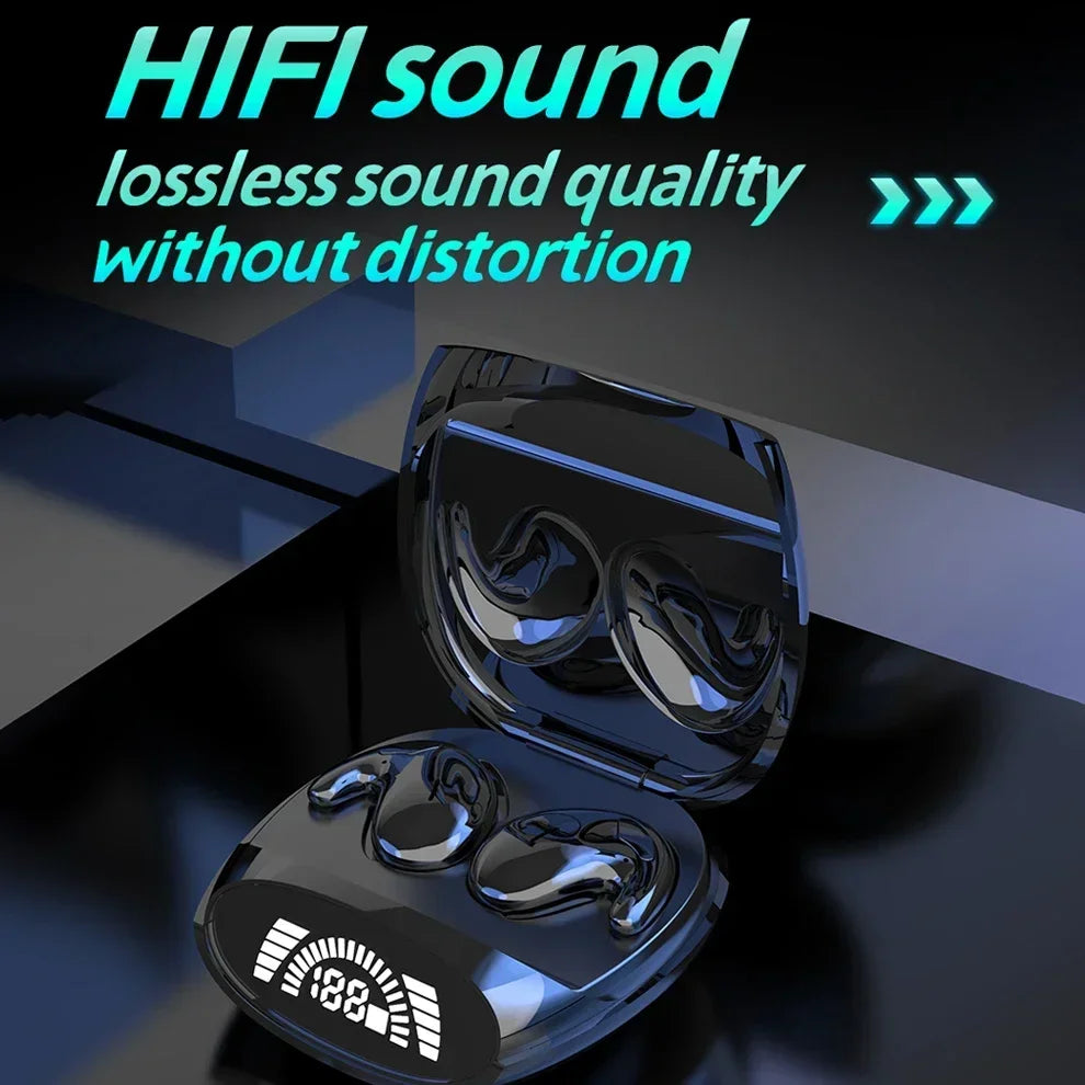 IPX5 Waterproof Stereo Bluetooth 5.3 Invisible Earbuds