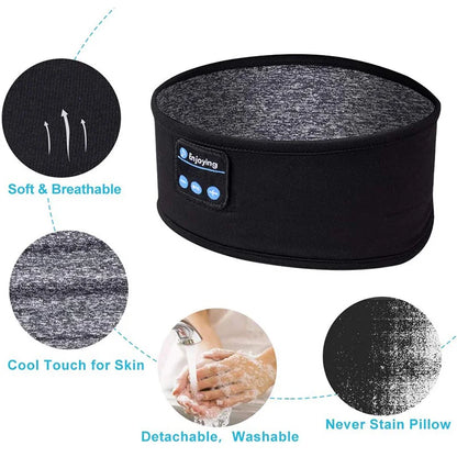 Wireless Sports & Sleep Headband with Built-in Speakers