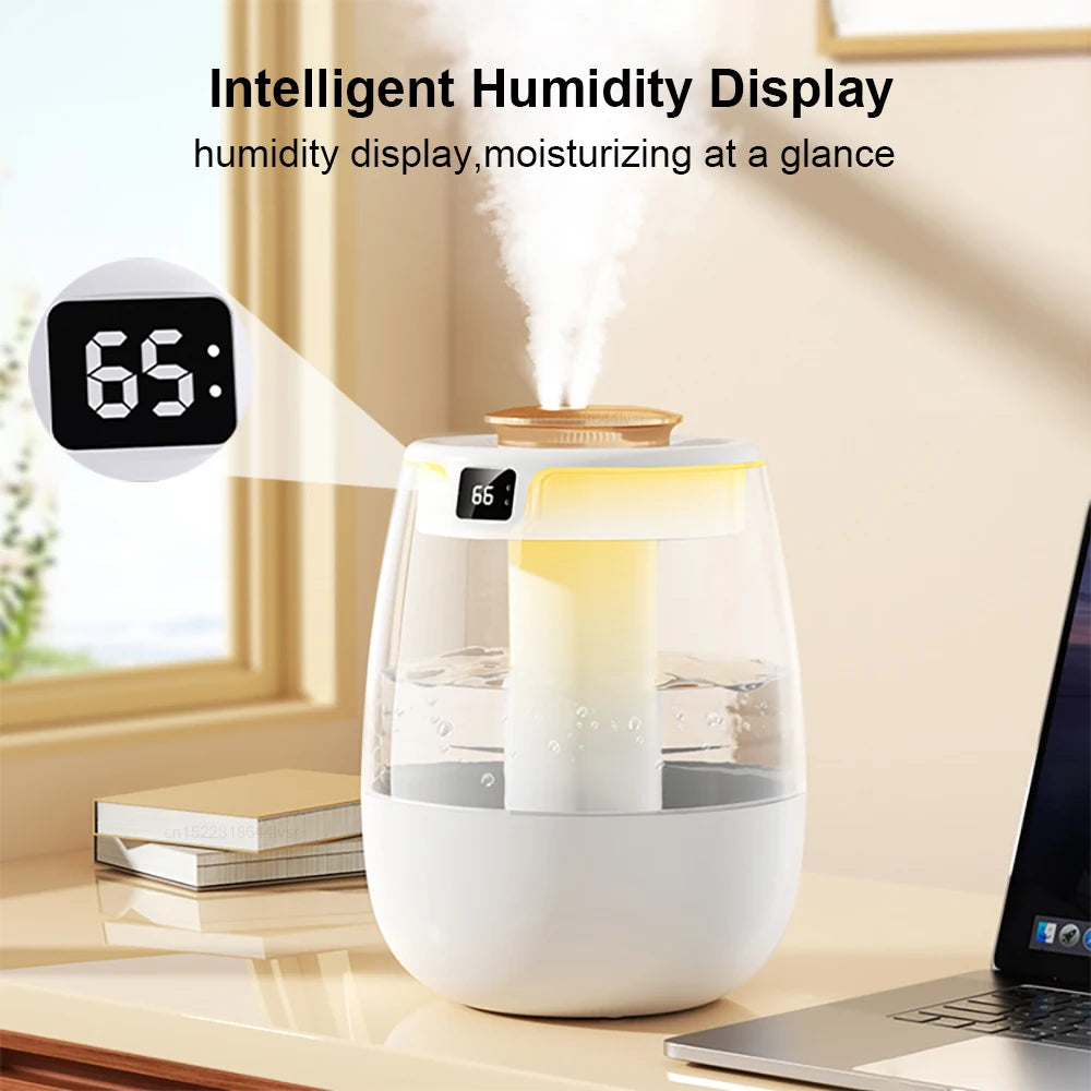 Professional Dual Mist Humidifier with Quiet Operation