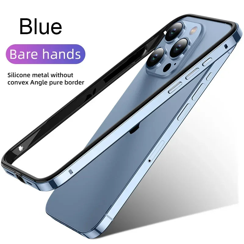Premium Hybrid (Aluminum + Silicone) Case for iPhone