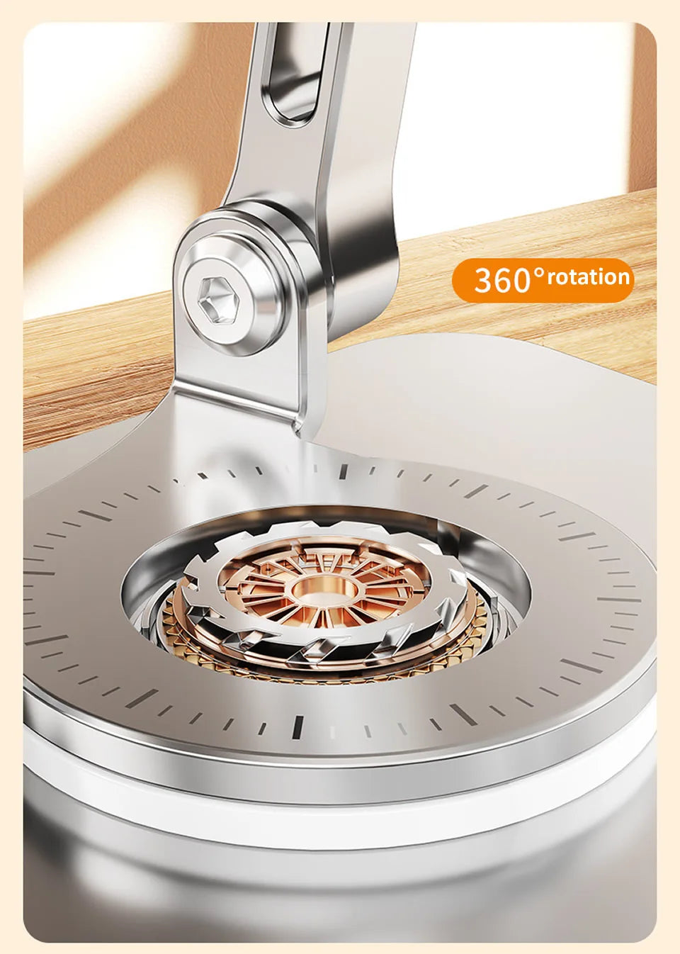 360° Rotating Aluminum Tablet Stand for iPad