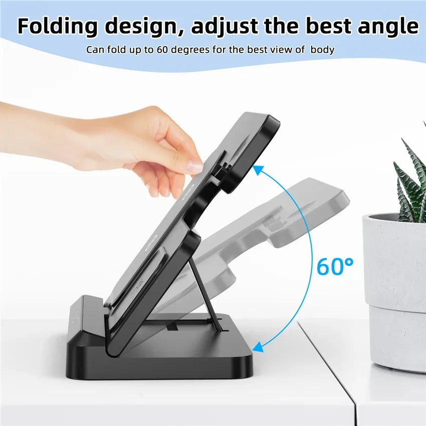 100W 3-in-1 Fast Wireless Charger with Adapter for Samsung  IPhone