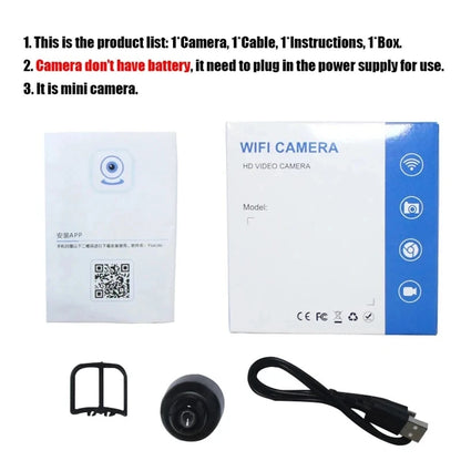 X5Mini HD Night Vision Wireless Camera with Motion Detection