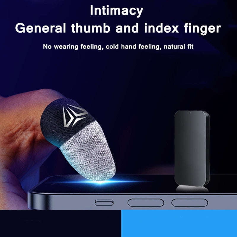 2-Pack Anti-Slip Gaming Finger Sleeves