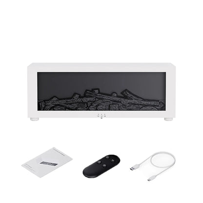 Essential Oil Humidifier - Flame Design with LED Light & Remote