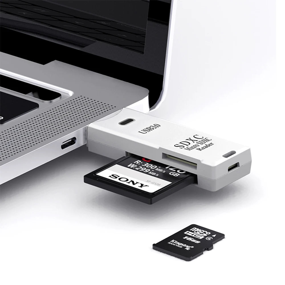 High Speed USB 3.0 SD & MicroSD Memory Card Reader
