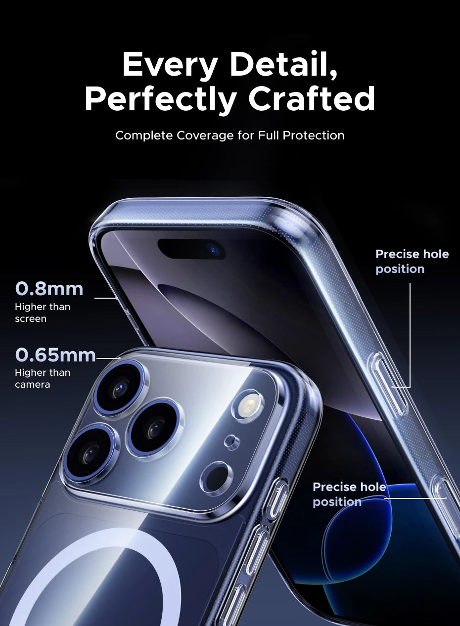 UGREEN Magnetic Shockproof Case for iPhone 17/16/15 Series