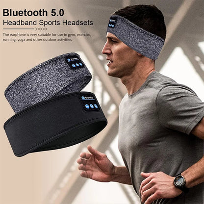 Wireless Sports & Sleep Headband with Built-in Speakers