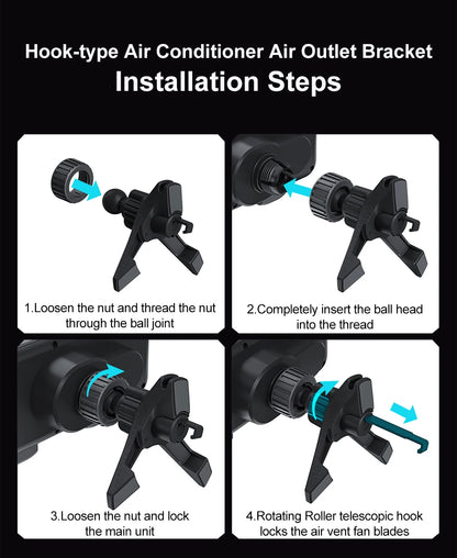 Fast Charging Car Holder Compatible with SAMSUNG (Z Fold, Flip) & IPHONE