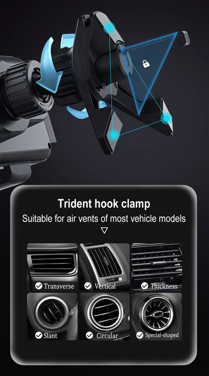 Fast Charging Car Holder Compatible with SAMSUNG (Z Fold, Flip) & IPHONE