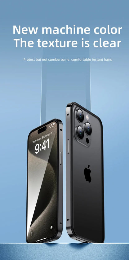 Premium Hybrid (Aluminum + Silicone) Case for iPhone