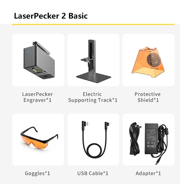 LaserPecker LP2 Pro 5W Laser Engraver