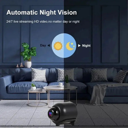 X5Mini HD Night Vision Wireless Camera with Motion Detection