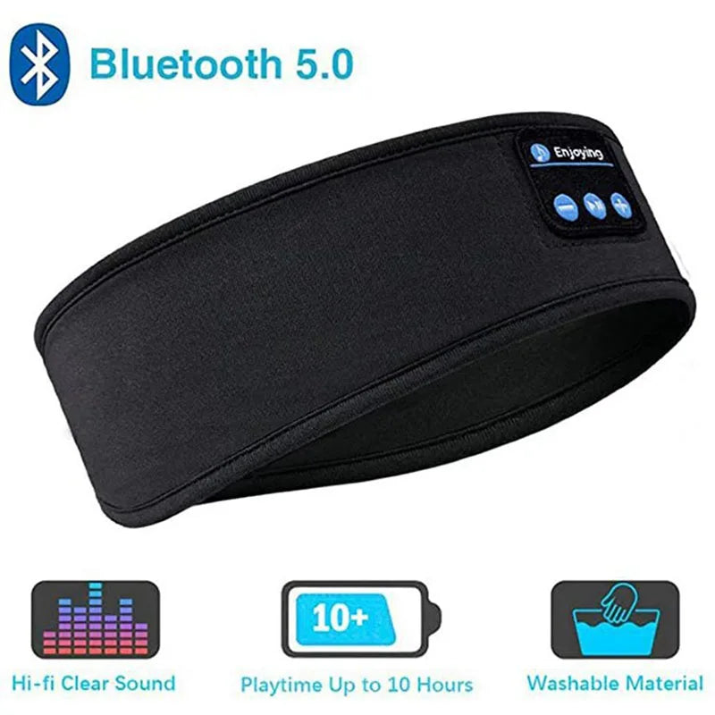 Wireless Sports & Sleep Headband with Built-in Speakers