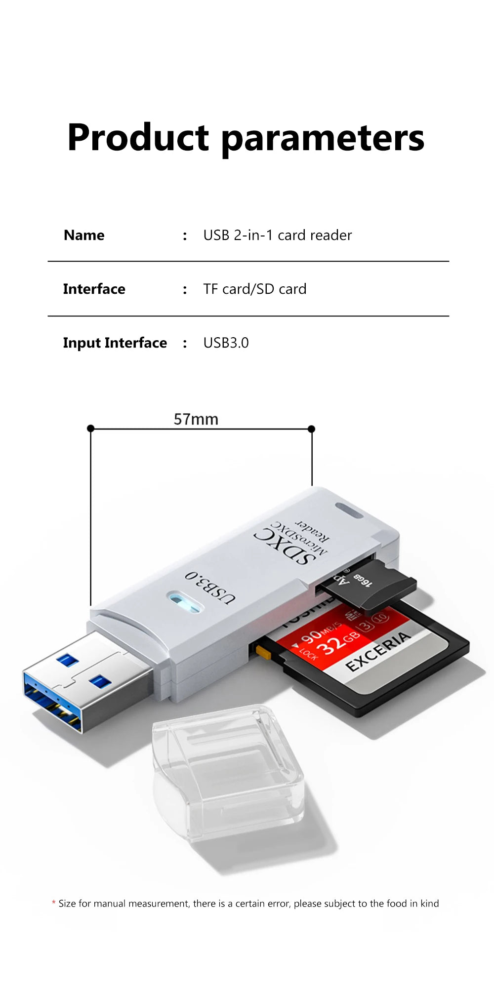 High Speed USB 3.0 SD & MicroSD Memory Card Reader