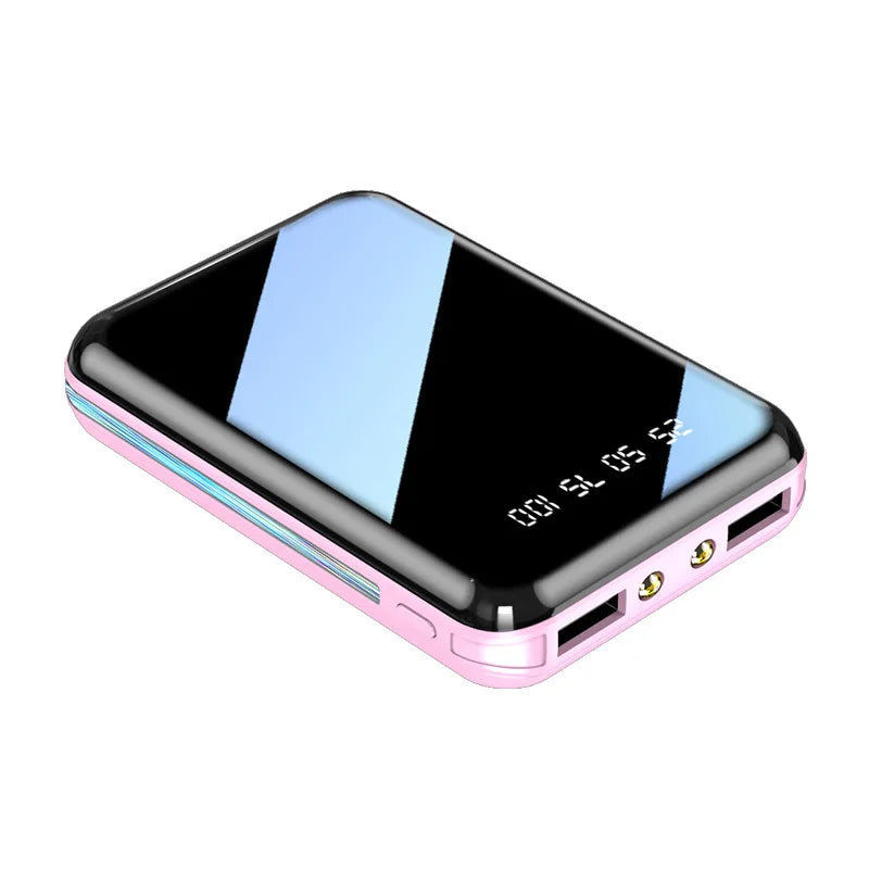 Compact 20000mAh Portable Charger with Digital Display
