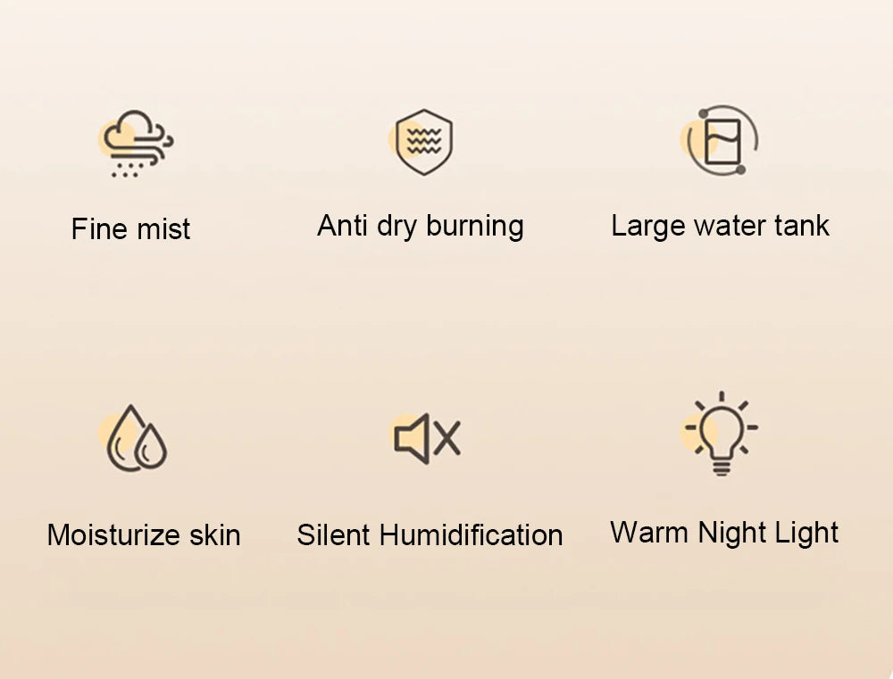 Professional Dual Mist Humidifier with Quiet Operation