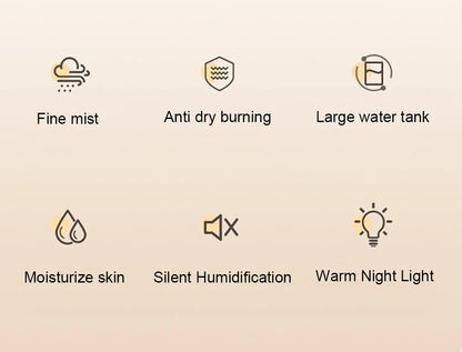 Professional Dual Mist Humidifier with Quiet Operation