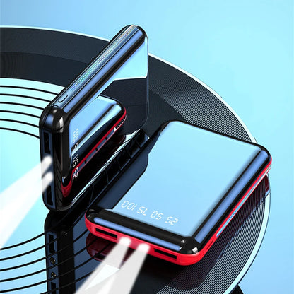 Compact 20000mAh Portable Charger with Digital Display