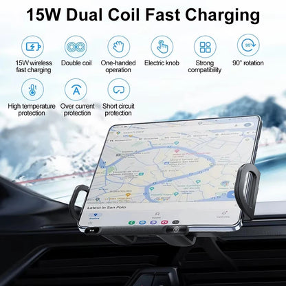 Fast Charging Car Holder Compatible with SAMSUNG (Z Fold, Flip) & IPHONE