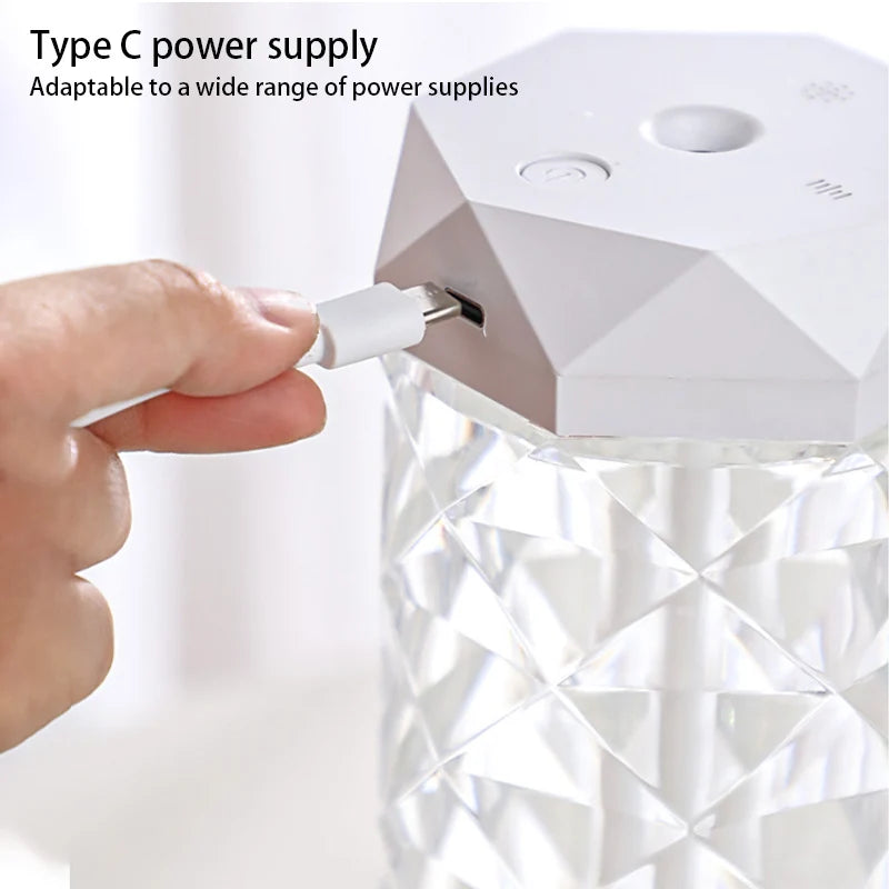 400ML USB Air Humidifier & Aroma Diffuser with RGB Light