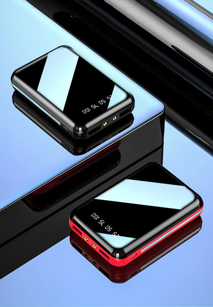 Compact 20000mAh Portable Charger with Digital Display