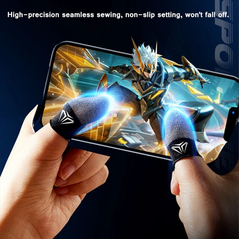 2-Pack Anti-Slip Gaming Finger Sleeves