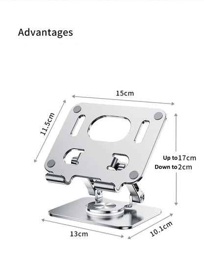 360° Rotating Aluminum Tablet Stand for iPad