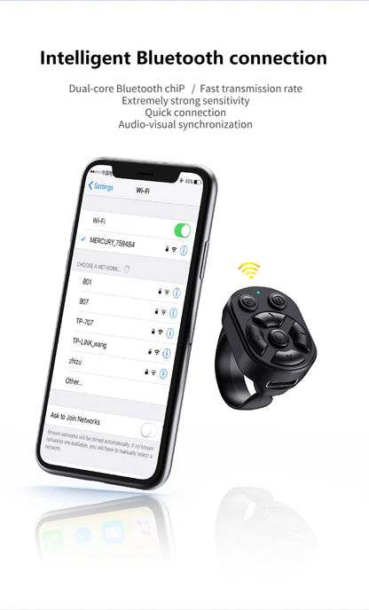 K2 Bluetooth TikTok Remote Ring & Selfie Controller