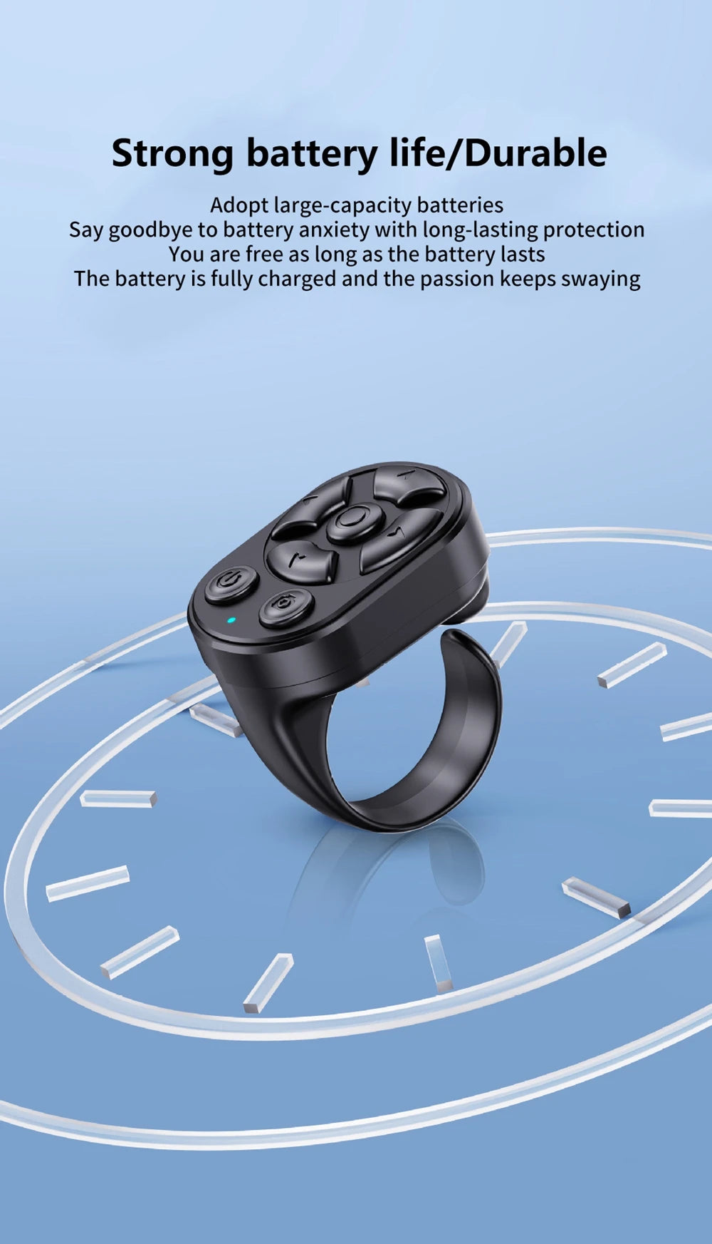 K2 Bluetooth TikTok Remote Ring & Selfie Controller