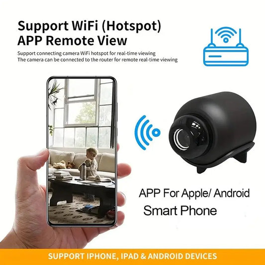 X5Mini HD Night Vision Wireless Camera with Motion Detection