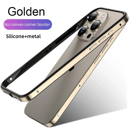 Premium Hybrid (Aluminum + Silicone) Case for iPhone