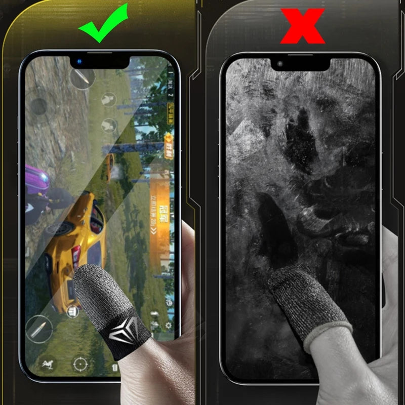 2-Pack Anti-Slip Gaming Finger Sleeves