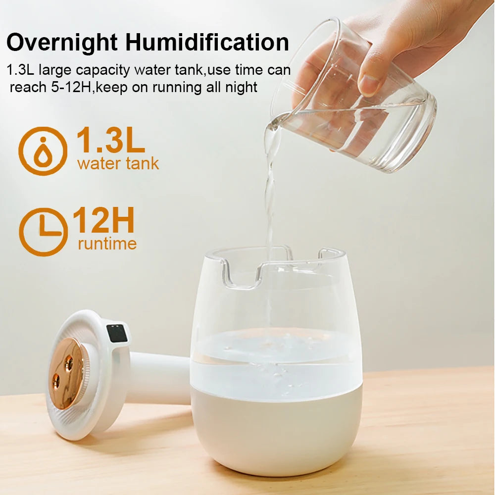 Professional Dual Mist Humidifier with Quiet Operation