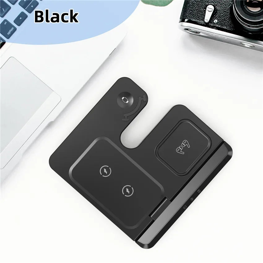 100W 3-in-1 Fast Wireless Charger with Adapter for Samsung  IPhone